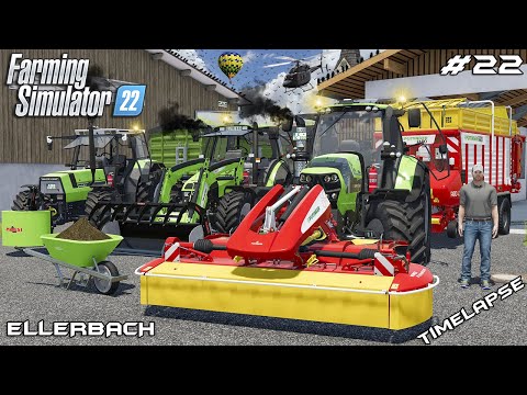 Видео: Продажа силоса и тестирование нулевого выпаса скота с @kedex | Эллербах | Farming Simulator 22 | ...