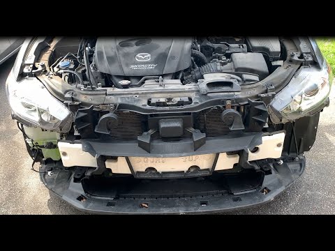 Видео: Снятие/установка переднего бампера Mazda6 3-го поколения 2016 года. Часть 1 из 2