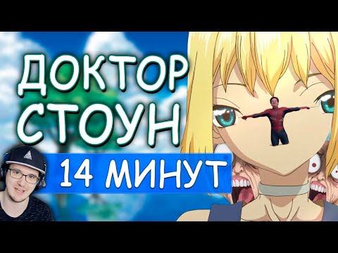 Видео: СТОУН ЗА 14 МИНУТ ► Доктор Стоун Аниме | Реакция