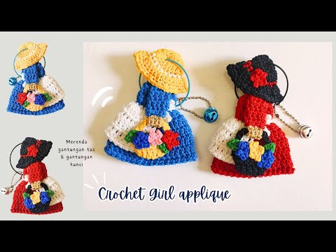 Видео: Легкий брелок крючком "Принцесса в саду" (подзаголовок)