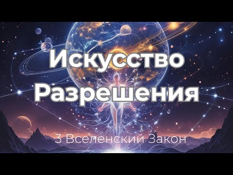Видео: Искусство Разрешения - третий универсальный Вселенский закон для изменения реальности