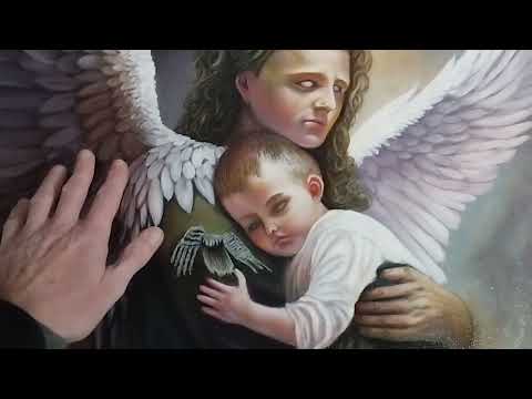 Видео: Подготовка ко второму сеансу живописи маслом|обезжиривание картины|второй слой в живописи обработка