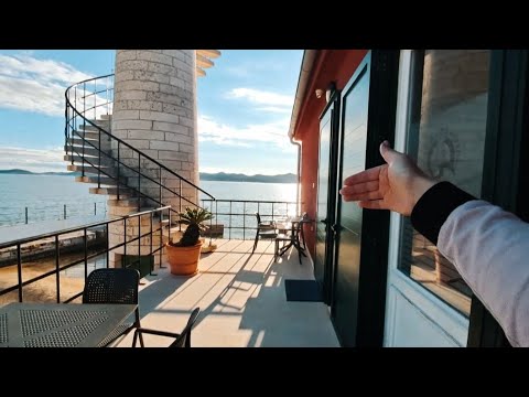 Видео: Апартаменты с маяком в Хорватии