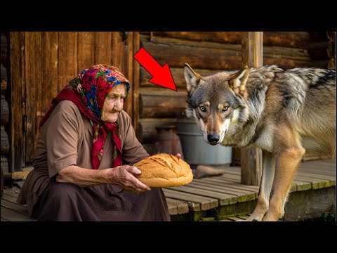 Видео: 85 летняя бабушка подкармливала волка    То, что он сделал во время её болезни, удивило Всех!