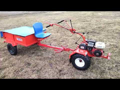 Видео: Скоростной мотоблок "Агат" в тюннинге