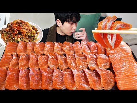 Видео: Моя любимая сырая форель! MUKBANG REALSOUND ASMR ЕДИНСТВЕННОЕ ШОУ