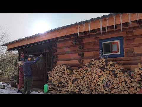 Видео: Сельская жизнь в Корее застыла в арктической холодной волне~!!