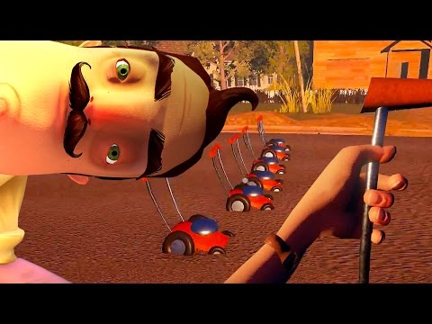 Видео: СОСЕД ГОНЯЕТ НА ТАЧКЕ! ГОНКА НА ГАЗОНОКОСИЛКЕ! ОГРОМНЫЕ ПРОБЛЕМЫ HELLO NEIGHBOR