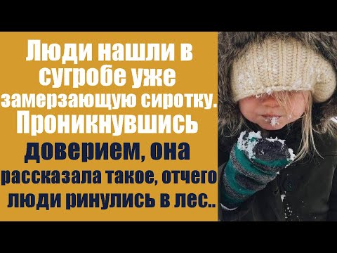 Видео: Люди нашли уже замерзающую в сугробе сиротку. Проникнувшись доверием, она рассказала то, отчего люди