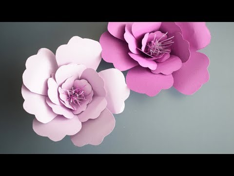 Видео: Бумажные цветы | DIYideas