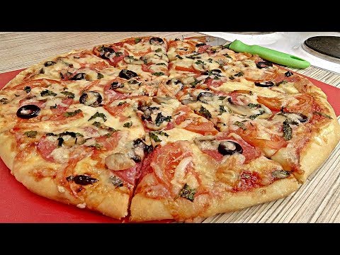 Видео: ДОМАШНЯЯ ПИЦЦА 🍕 / Вкусный Рецепт Пиццы!!!