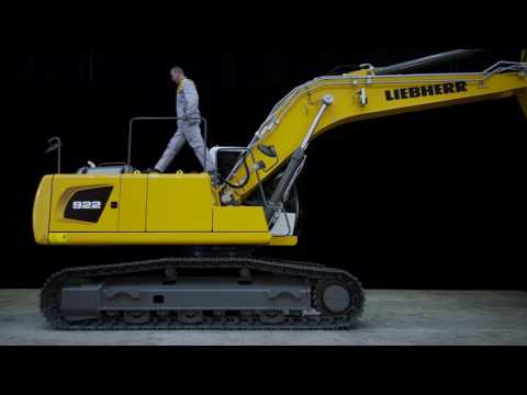 Видео: Liebherr – Гусеничные экскаваторы R 920, R 922, R 924 (stage IIIA / Tier 3 / China III)