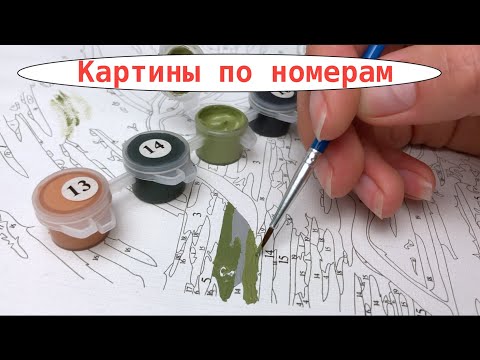 Видео: Картины по номерам. Как выглядят? С чего начать?