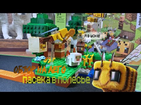 Видео: Обзор на Лего Майнкрафт "пасека в полесье " ну очень пчелиный обзор!