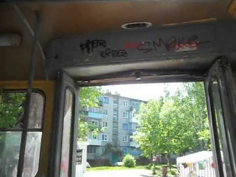 Видео: Tramwaje w Tule, linia 7 / Трамваи в Туле, маршрут 7