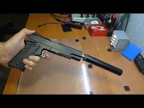 Видео: ТЫЖ РЕМОНТЕР! Сломался пистолет Colt K35D (c10a+) / Провернули глушитель