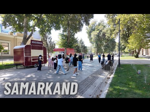Видео: Прогулка по Самаркандскому Бродвею до Музея Шелкового пути | Путешествия по Узбекистану