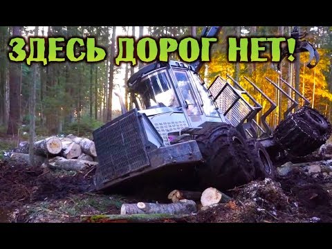 Видео: 🚜🌲Лесовозы бездорожье, грязь, дорог нет!🚜🌲
