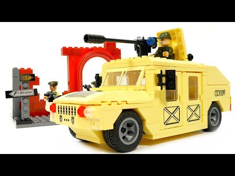 Видео: Enlighten Brick Combat Zones 817 хаммер - быстрая сборка