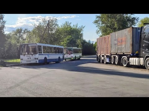 Видео: Автобус, маршрут №9а ЛиАЗ-5256.57 б.383 (21.07.2021) Великий Новгород
