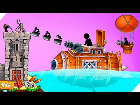 Видео: ПОДВОДНАЯ ЛОДКА ПИРАТОВ - Катапульта: Атака пиратов The Catapult:Clash With Pirates Игры для андроид