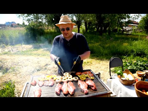 Видео: Стейк пиканья на гриле