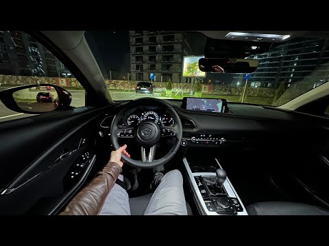 Видео: Ночной тест-драйв новой Mazda CX-30 2024 года