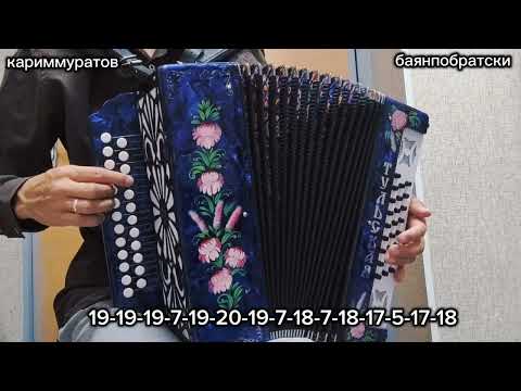 Видео: ИМӘНДӘР ШАУЛАЙ - ГАРМУНДА ВИДЕОДӘРЕС 👍#кариммуратов #баянпобратски #гармун 