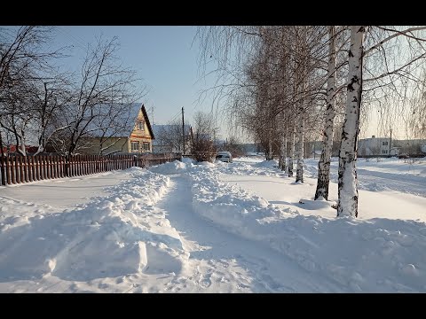 Видео: Пришла настоящая зима. Зима в деревне