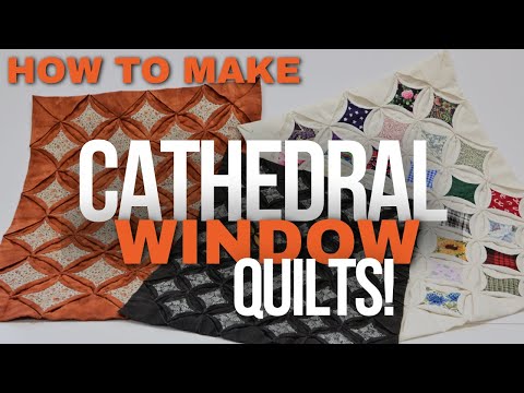 Видео: Как сделать одеяло для соборного окна