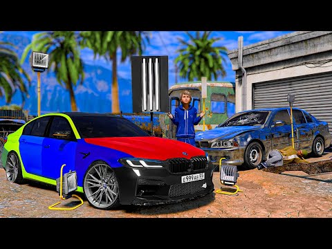 Видео: ОПЕРСКАЯ ЕЗДА В GTA 5 - МНЕ ИСПОРТИЛИ МОЮ BMW M5 F90 В ДЕТЕЙЛИНГЕ! НОВЫЙ ЦВЕТ МОЕЙ БМВ М5! 🌊ВОТЕР
