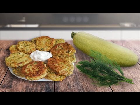 Видео: Как приготовить оладьи из кабачков. Диета для диабетика.