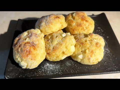 Видео: 1 стакан творога и 1 яблоко/ пышные нежные булочки готовы! Самые вкусные!