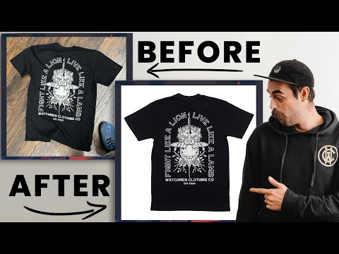Видео: Как фотографировать товары на футболках (обновление 2024 года)