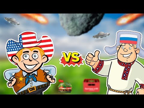 Видео: Как будут выживать РУССКИЙ и АМЕРИКАНЕЦ в апокалипсис?