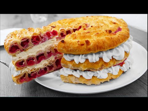 Видео: БЛАЖЕНСТВО🍒Скажут ВСЕ Кто ПРИГОТОВИТ этот ТОРТ с ВИШНЕЙ!