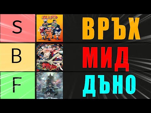 Видео: НАЙ-ДОБРИТЕ Aнимета ЗА ЛЯТОТО Подредени TIER LIST | Horny.Edition