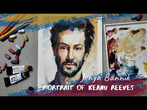 Видео: Портрет Киану Ривза | Таймлапс