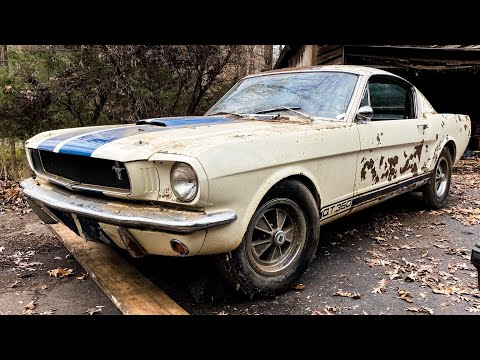 Видео: Найден и спасён Shelby GT350 Mustang 1965 года! Обязательно посмотрите!