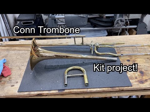 Видео: Проект Conn Trombone Restoration Kit — ремонт духового инструмента
