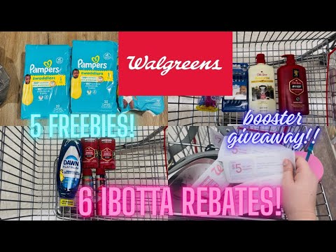 Видео: Сюрприз! Улов Walgreens! Розыгрыш бонусов! 5 бесплатных товаров! 6 скидок IBOTTA!