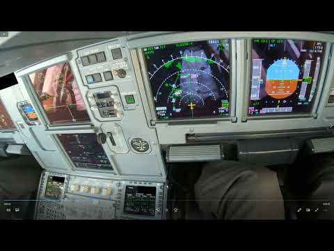 Видео: Управление снижением A320 — VVTS, сокращение маршрута по прибытии выполнено правильно