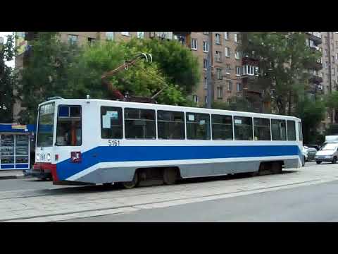 Видео: Исчезающие Трамваи в Москве 2009 These Trams Don't Exist Anymore in Moscow, Russia.