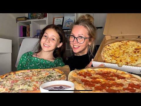 Видео: Мукбанг PIZZA 🍕 Пицца/ Читаем Ваши Комменты 🙌