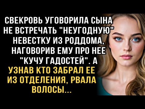 Видео: Я ПЛАКАЛ, ЧИТАЯ ЭТО! СВЕКРОВЬ ЗАПРЕТИЛА ВСТРЕЧАТЬ ЖЕНУ ИЗ РОДДОМА. УЗНАВ, КТО ЗАБРАЛ, РВАЛА ВОЛОСЫ!
