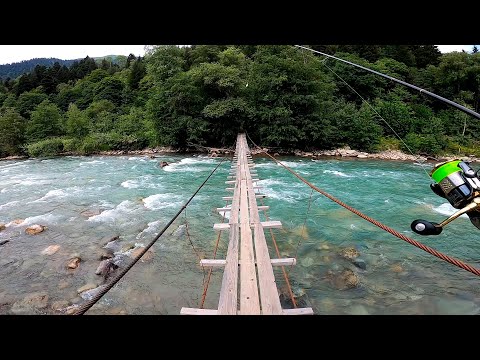 Видео: Карачаево-Черкесия! Форелевая рыбалка высоко в Горах, 2021 Август