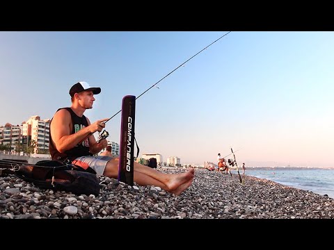 Видео: Рыбалка на спиннинг в Турции. Рыбалка на Сибас