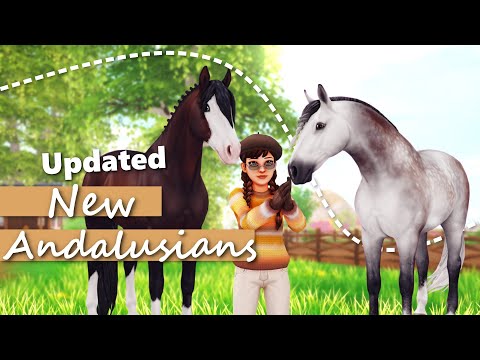 Видео: Покупаем новых андалузских лошадей! — Star Stable