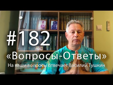 Видео: 2025-08-30 - "Вопросы-Ответы", Выпуск #182 - Василий Тушкин отвечает на ваши вопросы