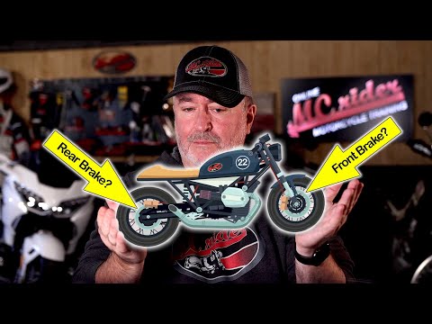 Видео: Торможение мотоцикла: переднее или заднее — когда и почему